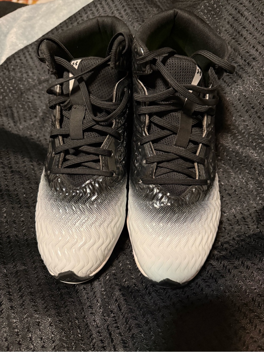 Under Armour Men's Black-to-White Gradient Training Sneakers